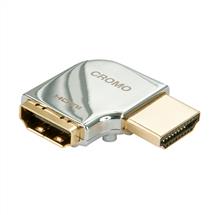 Lindy Cable Gender Changers | Lindy CROMO HDMI Male to HDMI Female 90 Degree Right Angle Adapter