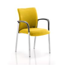 Academy Fully Bespoke Fabric Chair with Arms Senna Yellow KCUP0037
