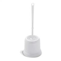 Toilet Cleaner | Addis Open Toilet Brush and Holder White - 510283 | In Stock
