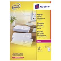 Labels | Avery L7164-250 self-adhesive label White 3000 pc(s)
