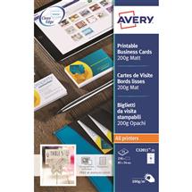 Laser/Inkjet | Avery C32011-25 non-adhesive label 250 pc(s) White Rectangle