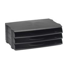 Avery DR800BLK desk tray/organizer Plastic Black | In Stock