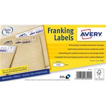 Avery Franking Machine Supplies | Avery FL04 addressing label White | In Stock | Quzo