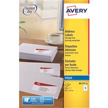 Avery J8173-25 addressing label White Self-adhesive label