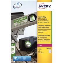 Avery Address Labels | Avery White Heavy Duty Laser Labels | In Stock | Quzo UK
