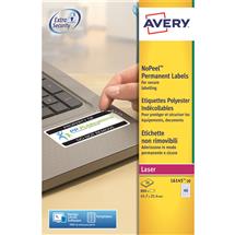 Avery Security Labels | Avery L614520. Product colour: White, Shape: Rounded rectangle,