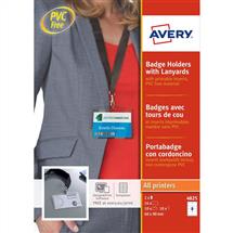 Identity Badges & Badge Holders | Avery 4825 identity badge/badge holder 16 pc(s) | In Stock
