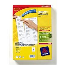Avery QuickPEEL Addressing Labels | Avery QuickPEEL Addressing Labels self-adhesive label White 2500 pc(s)
