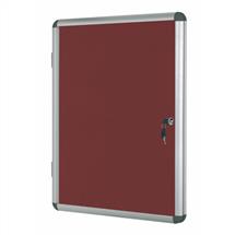 Burgundy | Bi-Office VT630106150 insert notice board Indoor Burgundy Aluminium