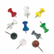 Bi-Office Push Pins Assorted Colours (Pack 200) | In Stock