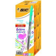 Bic Pen Sets | BIC Cristal large Blue, Green, Pink, Violet Stick ballpoint pen 20