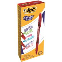 BIC Gel-ocity illusion Capped gel pen Red 12 pc(s)