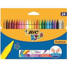 Bic Kids | Bic Kids Plastidecor Hard Sharpenable Crayons Assorted Colours (Pack