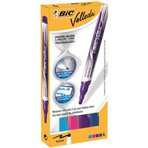 BIC Velleda marker 4 pc(s) Blue, Light Blue, Pink, Purple