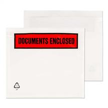Transparent | Blake Purely Packaging Printed Document Enclosed Wallet A7 123x111mm