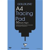 Art Pads & Paper | Clairefontaine Goldline Professional A4 Tracing Pad 90gsm 50 Sheets