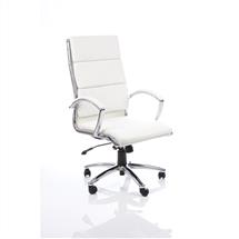 Classic Executive Chair High Back White EX000009 | In Stock