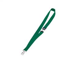 Durable Textile Badge Necklace/Lanyard 20 with Safety Release | Durable Textile Badge Necklace/Lanyard 20 with Safety Release Green