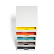 Durable VARICOLOR Mix 5 file storage box Plastic Multicolour, White