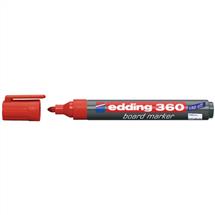 edding 360 Whiteboard Marker Bullet Tip 1.53mm Line Red (Pack 10)