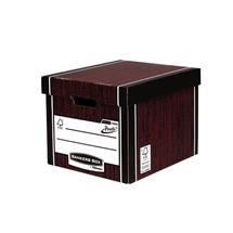 Fellowes Bankers Box Premium 726 Tall Storage Box - Woodgrain