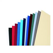 GBC Cover Boards | GBC LeatherGrain Binding Covers 250gsm A4 Black (100)