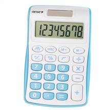 Calculators | Genie 120 B calculator Pocket Display Blue, White | In Stock