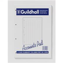 Guildhall Account Pad 8 Summary Column A4 60 Pages GP8SZ