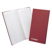 Guildhall Petty Cash Book 298x152mm 1 Debit 7 Credit 80 Pages Red