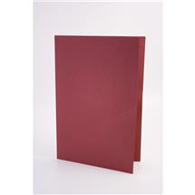 Guildhall Square Cut Folders | Guildhall Square Cut Folder Manilla Foolscap 250gsm Red (Pack 100)