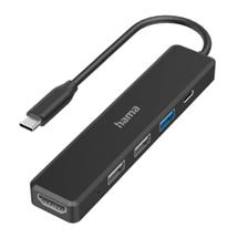 Hama USB Hubs | Hama 00200117 laptop dock/port replicator USB 2.0 Black