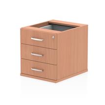 Dynamic I001645 office drawer unit Beech Melamine Faced Chipboard