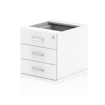 Dynamic I001647 office drawer unit White Melamine Faced Chipboard