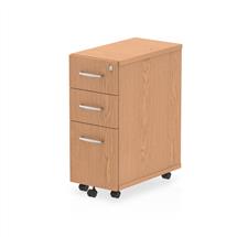 Dynamic I001661 office drawer unit Oak Melamine Faced Chipboard (MFC)