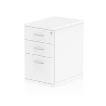 Dynamic I000189 office drawer unit White Melamine Faced Chipboard
