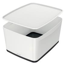 Leitz MyBox WOW Storage box Rectangular ABS synthetics Black, White