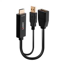 HDMI 18G to DisplayPort 1.2 Converter | Lindy HDMI 18G to DisplayPort 1.2 Converter, Black, Plastic, 0.18 m,