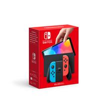 Nintendo Switch (OLED Model) Neon Blue/Neon Red | Quzo UK