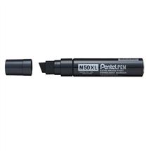 Pentel N50XL | Pentel N50XL permanent marker Chisel tip Black 6 pc(s)