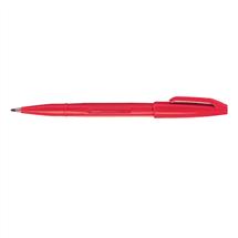 Pentel Sign Pen fineliner Fine Red 12 pc(s) | In Stock