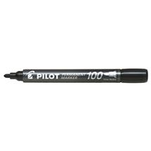 Pilot Permanent Markers | Pilot 100 Permanent Marker Bullet Tip 1mm Line Black (Pack 15 Plus 5