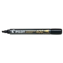 Pilot Permanent Markers | Pilot 400 Permanent Marker Chisel Tip 4mm Line Black (Pack 15 Plus 5