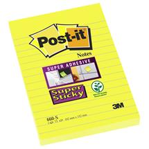 Note Paper | Post-It 660-S self-adhesive note paper Rectangle Yellow