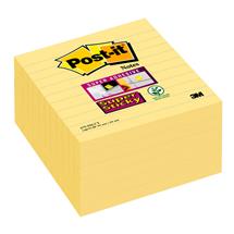 Post-it Repositional Notes | PostIt Super Sticky Xl Notes 101X101mm Ruled 90 Sheets Canary Yellow
