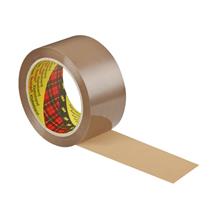Scotch 309 Low Noise Polypropylene Packaging Tape 48mmx66m Brown (Pack
