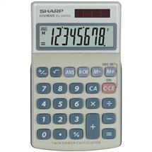 Sharp EL-240SA calculator Pocket Basic Blue, Grey | In Stock