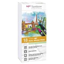 Tombow ABT Dual Brush Pen Set | Tombow ABT Dual Brush Pen Set felt pen Multicolour 18 pc(s)