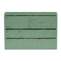 Document Wallets | ValueX PrePrinted Personnel Wallet Manilla 332x238mm 270gsm Green