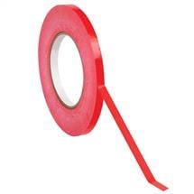 ValueX Adhesive Tape | ValueX PVC Bag Neck Tape 9mmx66m Red (Pack 6) | In Stock