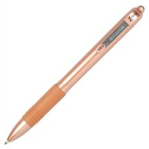 Zebra ZGrip Rose Gold Retractable Ballpoint Pen 1.0mm Tip 0.4mm Line